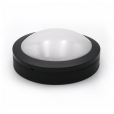 Φωτιστικό Επίτοιχο LED 12W 230V 960lm 3000K Θερμό Φως Polycarbonate Μαύρο IP65 3-9170121